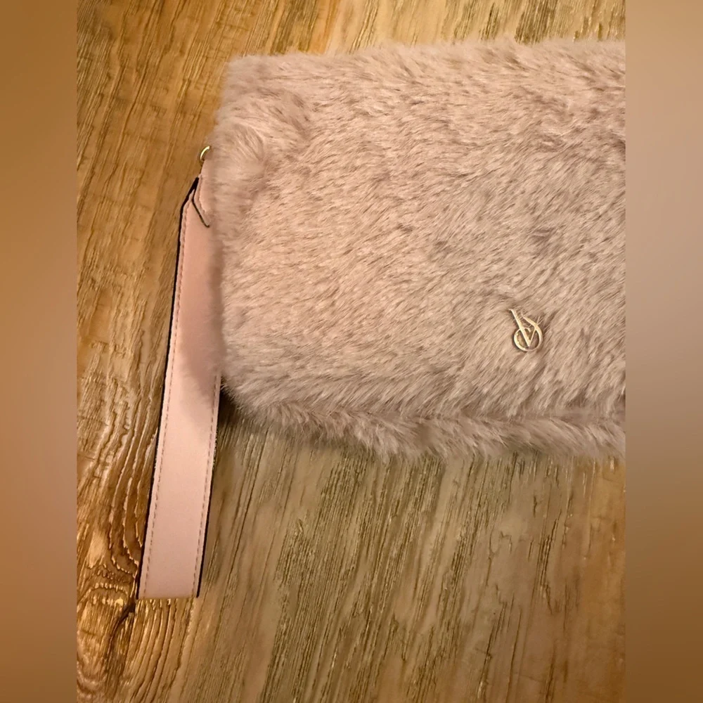 Victoria's Secret Pink Faux Fur Clutch So so soft 🩷NWOT! Never used.